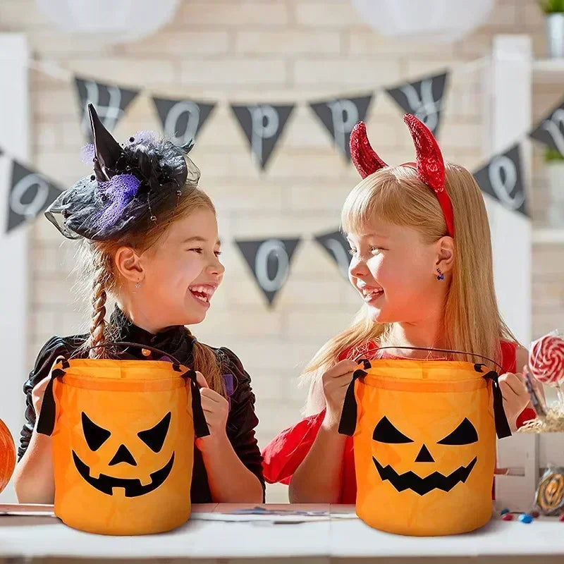 LED Pumpkin Light-Up Candy Bag