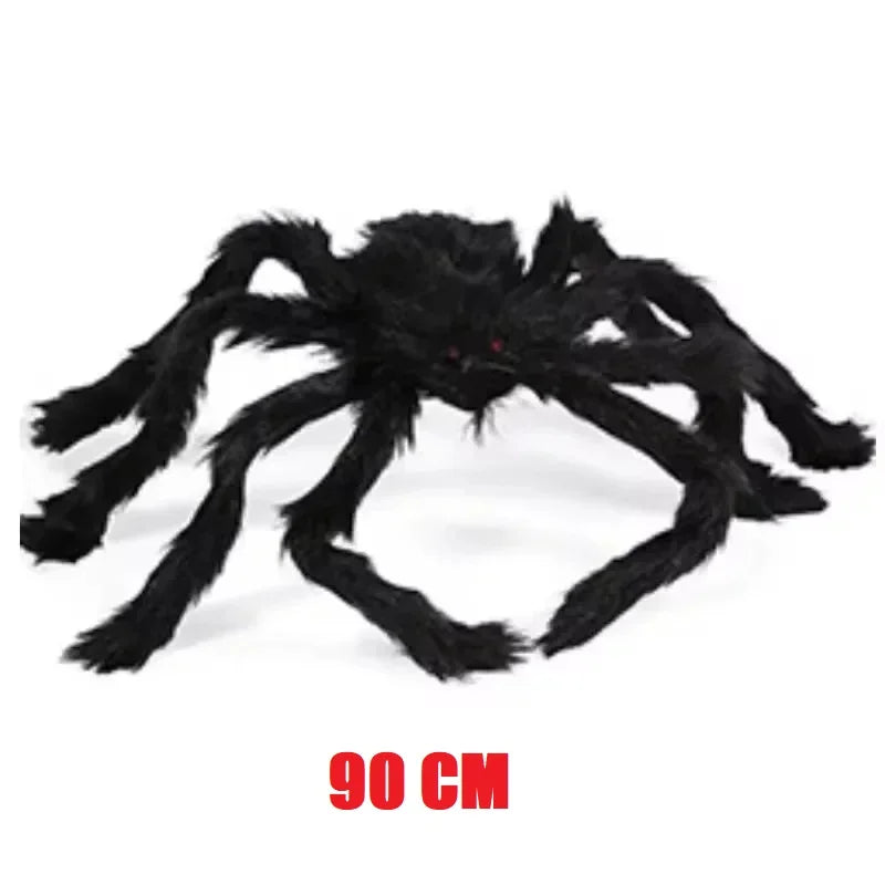Black Giant Plush Spider Decoration