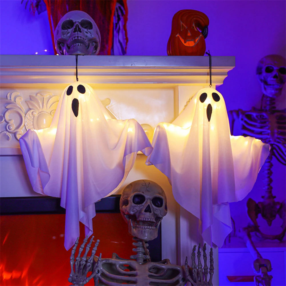 Halloween Glowing White Ghost LED