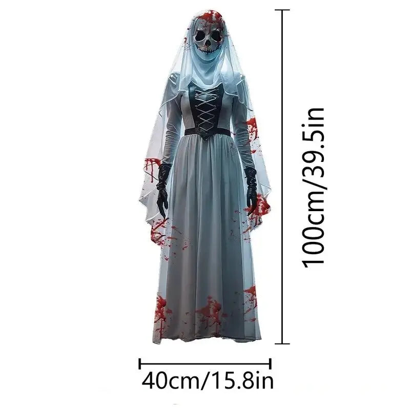 Halloween Hanging Bride & Groom Ghosts