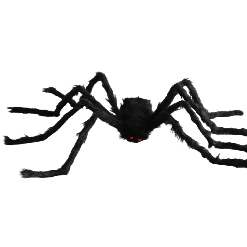 Black Giant Plush Spider Decoration