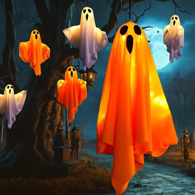 Halloween Glowing White Ghost LED